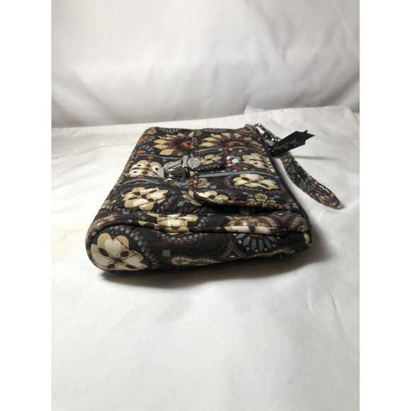 Vera Bradley Organizer Travel Wallet Brown Floral “9”x”5” - Picture 4 of 8